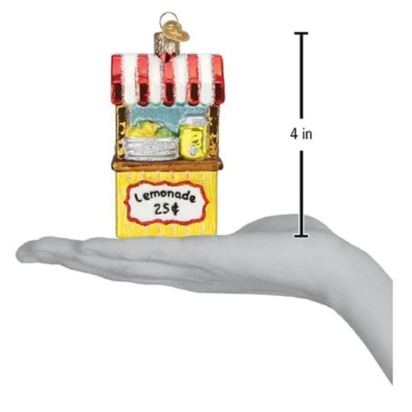 Old World Christmas Lemonade Stand Glass Ornament - Picture 4 of 4